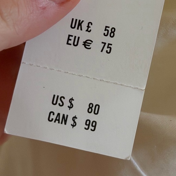 NWT Abercrombie & Fitch white mini dress with cutout detail Size L coastal - Picture 4 of 6